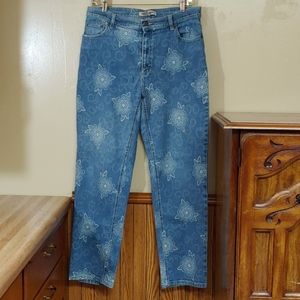 High Sierra Vintage Floral High Rise Jeans 14